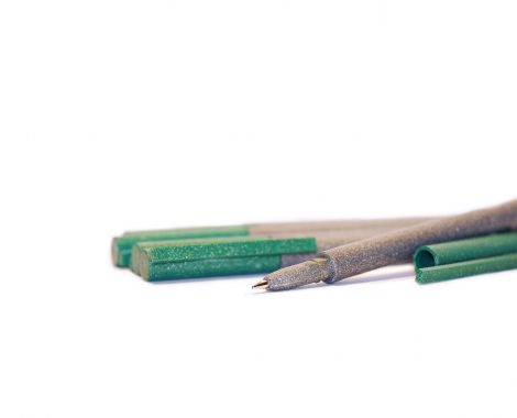 Ручка эко зеленая